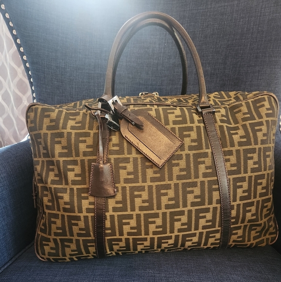 Fendi Handbags - Sold-Fendi Travel Bag w/lock and key!